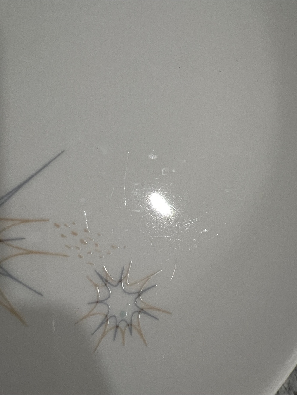 Vintage Iroquois Impromptu Ben Seibel Dinner Plate 10” Mid Century Modern MCM - Picture 5 of 6